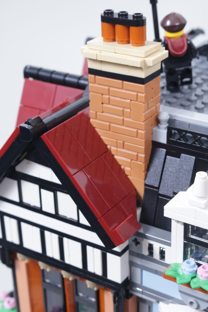 LEGO Icons 10350 Tudor Corner second review plus comparison with 10251 Brick Bank and 10270 Bookshop 81 683x1024
