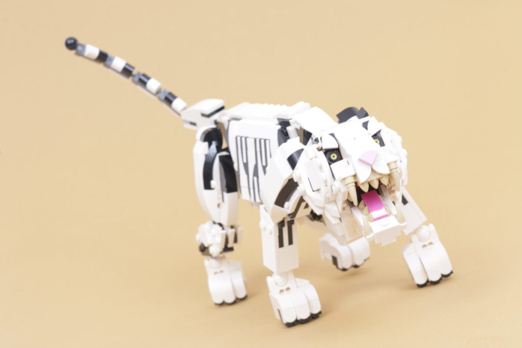 How to recolour LEGO Creator 3 in 1 31129 Majestic Tiger white 27 1024x683