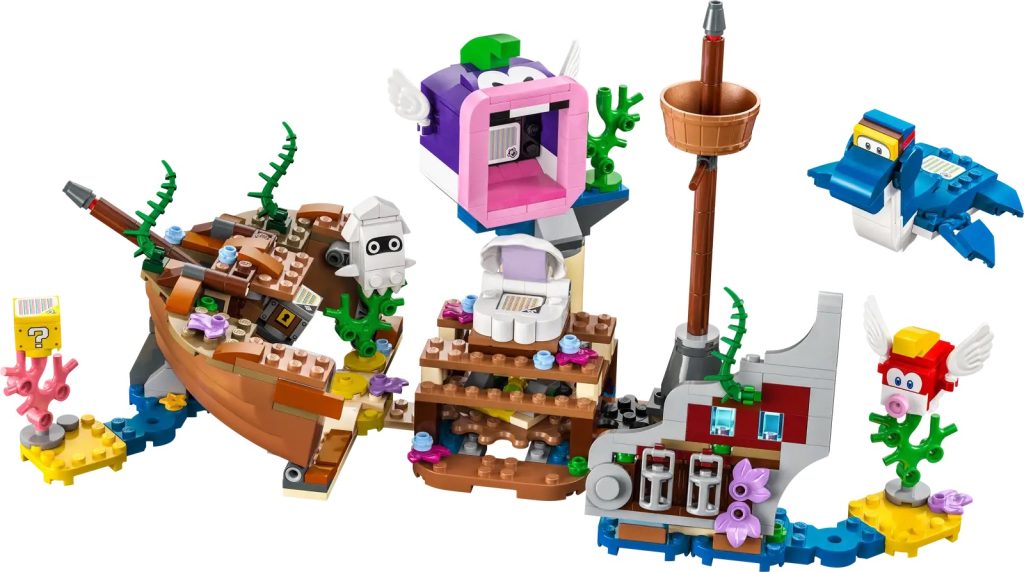 LEGO Super Mario 71432 Dorries Sunken Shipwreck Adventure Expansion Set  1024x572