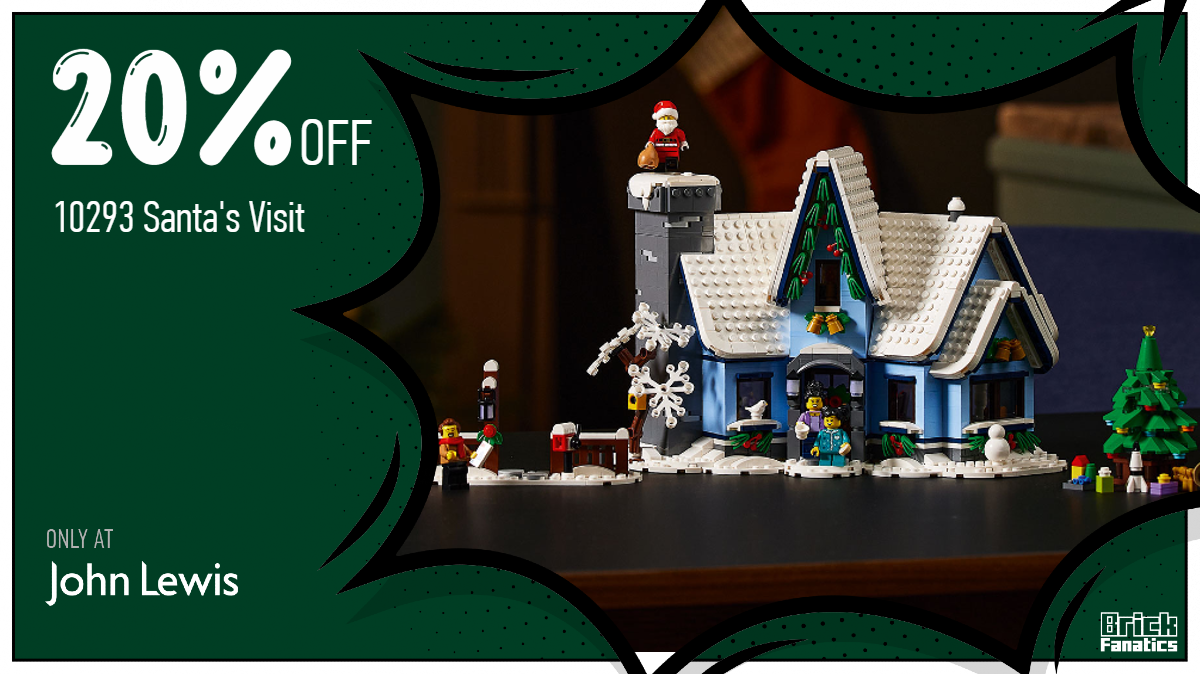 Don't miss out on 20% off soon-to-retire LEGO Icons 10293 Santa’s Visit