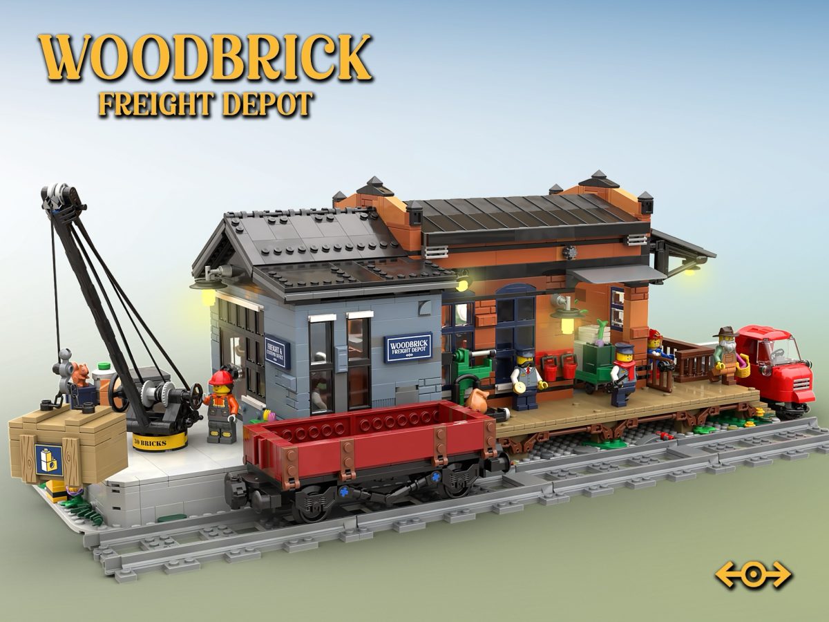 LEGO BrickLink Series 9 Woodbrick Freight Depot 1 1200x900