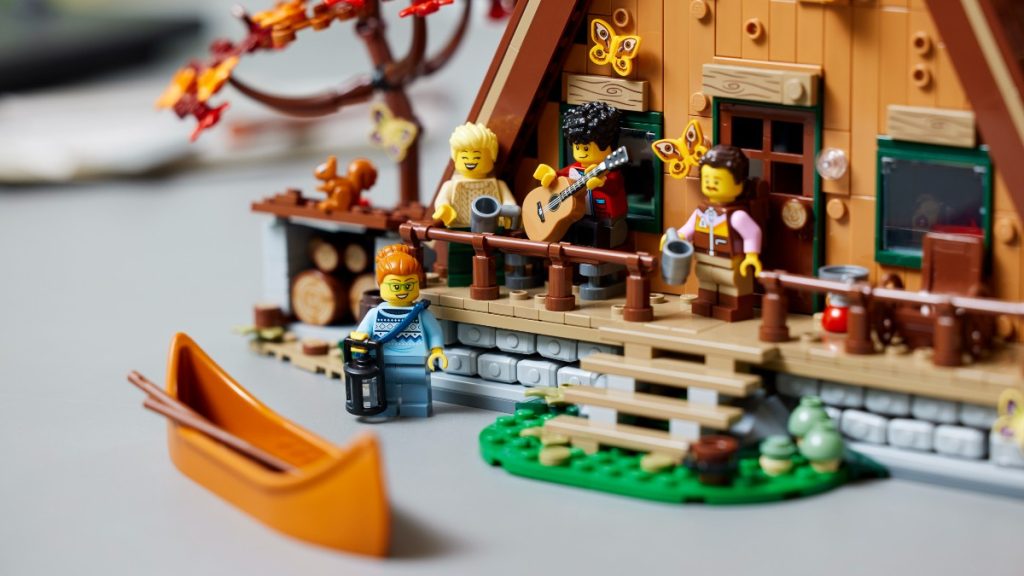 LEGO Ideas 21338 A Frame Cabin lifestyle featured 8 1024x576