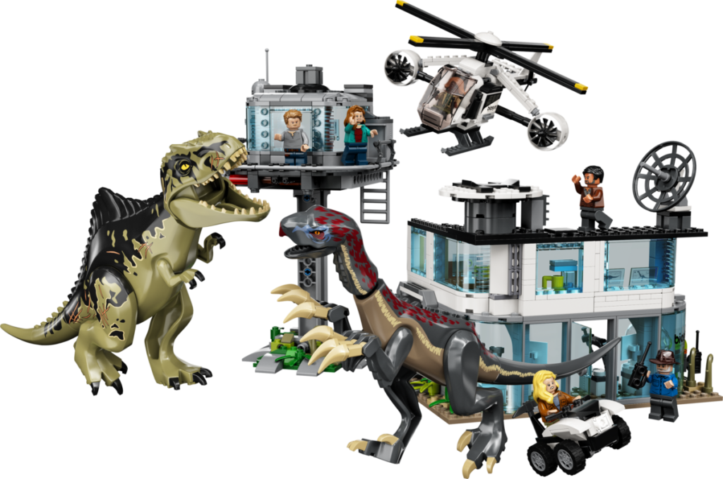 LEGO Jurassic World 76949 Giganotosaurus Therizinosaurus Attack 3 1024x678