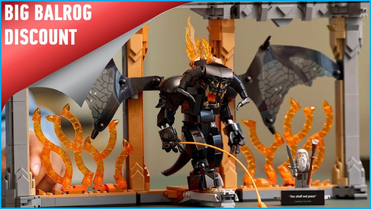 Save big on the first LEGO The Lord of the Rings Balrog now
