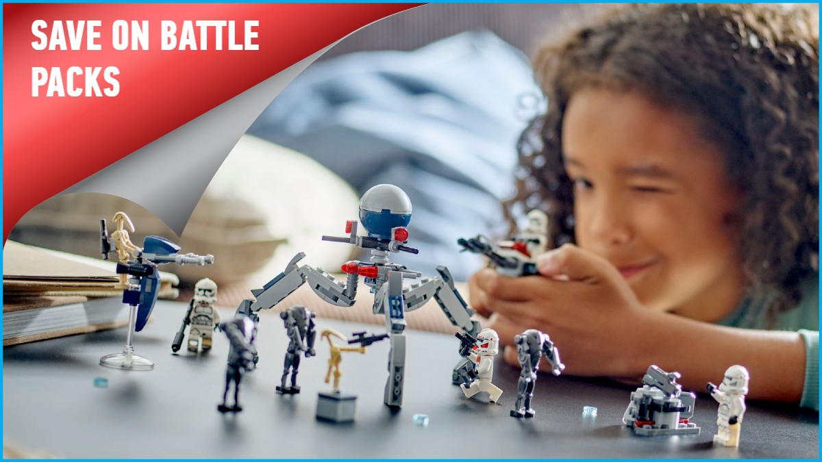 Stock up on LEGO Star Wars and NINJAGO battle packs at GAME 