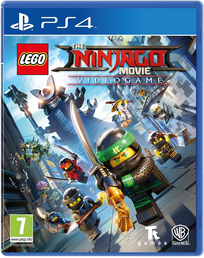 lego ninjago movie video game box art