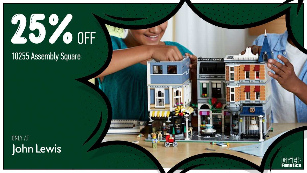 Massive 25% off 10255 Assembly Square in new John Lewis LEGO sale